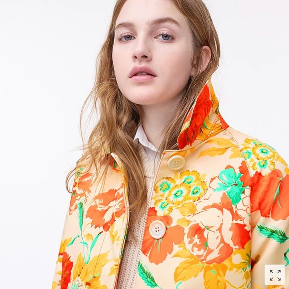 Collection trench coat in Ratti® Woodstock floral - Picture 3 of 5